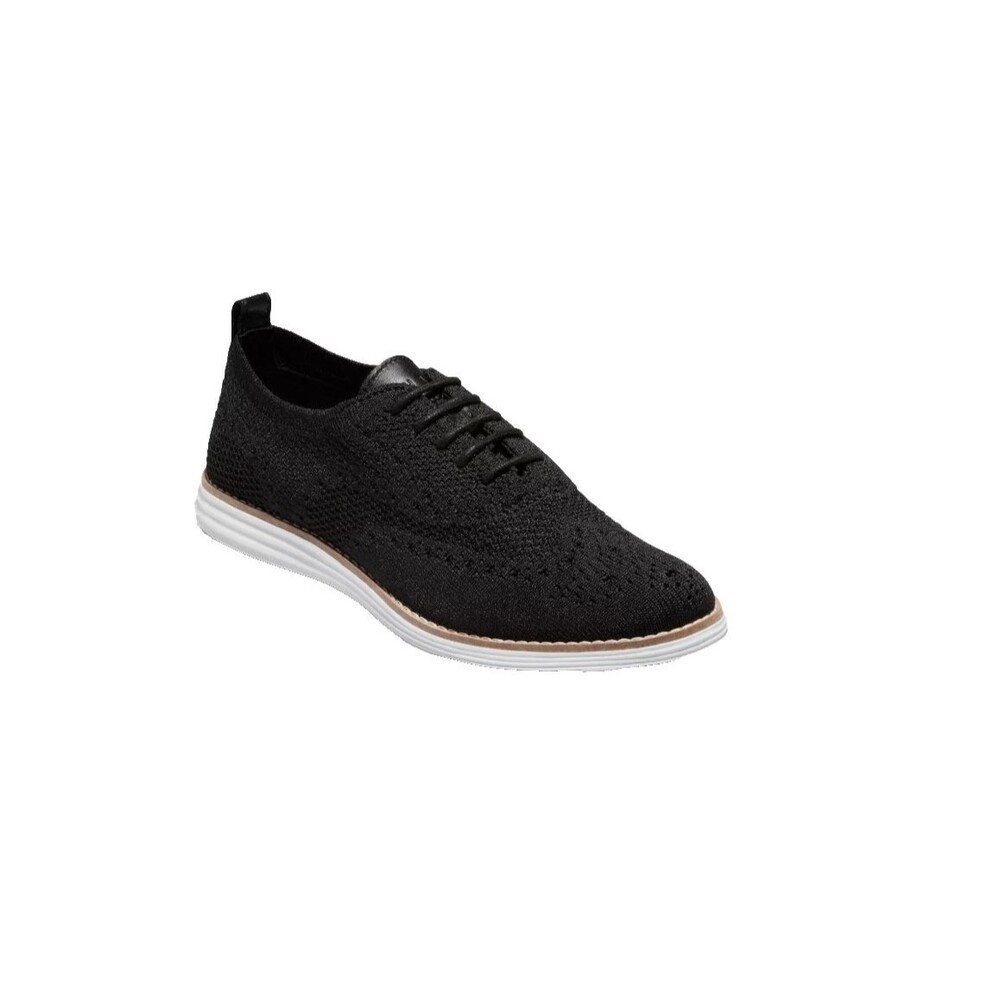 Cole Haan Grand Stitchlite Flyknit Wingtip Oxford Black Women’s 6.5 Lightweight
